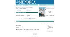 Desktop Screenshot of menorca.mynewsonline.com