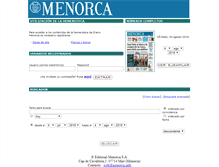 Tablet Screenshot of menorca.mynewsonline.com